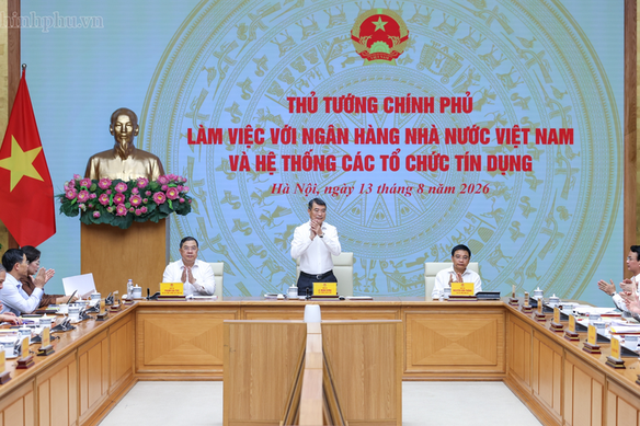 Kết luận của Thủ tướng Lê Minh Hưng tại Buổi làm việc với Ngân hàng Nhà nước Việt Nam và hệ thống các tổ chức tín dụng