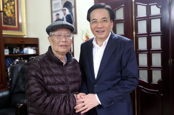 Bộ trưởng, Chủ nhiệm VPCP thăm, chúc Tết nguyên lãnh đạo Đảng, Nhà nước