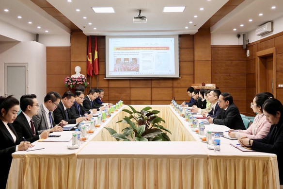 Văn phòng Phủ Thủ tướng Lào làm việc với Cổng Thông tin điện tử Chính phủ Việt Nam