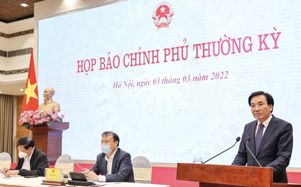 Họp báo Chính phủ thường kỳ tháng 2/2022