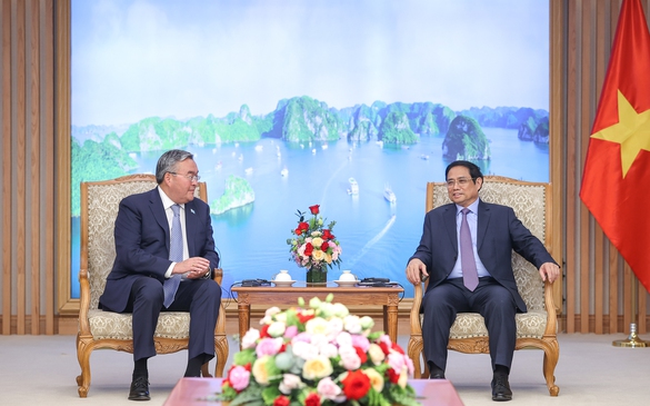 Thủ tướng Phạm Minh Chính tiếp Phó Thủ tướng, Bộ trưởng Bộ Ngoại giao Kazakhstan