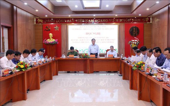 Công bố dự thảo kết quả kiểm tra công tác phòng, chống tham nhũng tại tỉnh Khánh Hòa