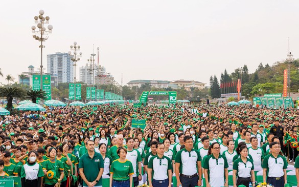 7.500 người tham gia Ngày hội đi bộ Nestlé MILO tại Nghệ An
