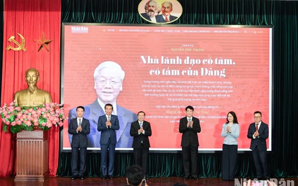 Khai trương Trang thông tin đặc biệt 'Tổng Bí thư Nguyễn Phú Trọng - Nhà lãnh đạo có tâm, có tầm của Đảng'