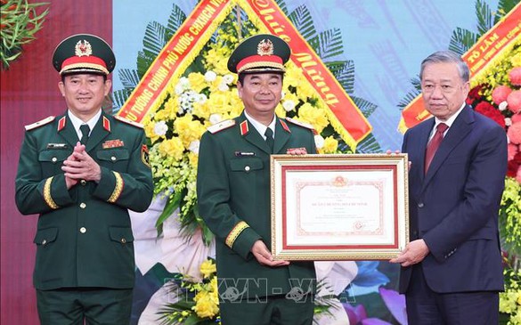 Tổng Bí thư Tô Lâm: Chăm lo xây dựng Lực lượng vũ trang Quân khu 1 vững mạnh toàn diện