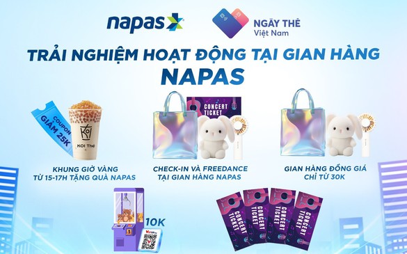 NAPAS mang hệ sinh thái thanh toán hiện đại đến Sóng Festival – Ngày Thẻ Việt Nam 2025