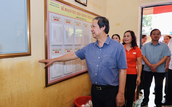 Bộ GD&ĐT đồng hành cùng tỉnh Thái Nguyên khắc phục hậu quả thiên tai