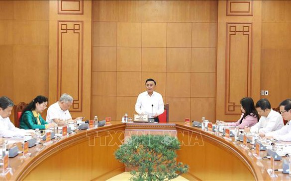 Họp Ban Chỉ đạo xây dựng Báo cáo kiểm điểm sự lãnh đạo, chỉ đạo của Ban Chấp hành Trung ương khóa XIII trình Đại hội XIV của Đảng