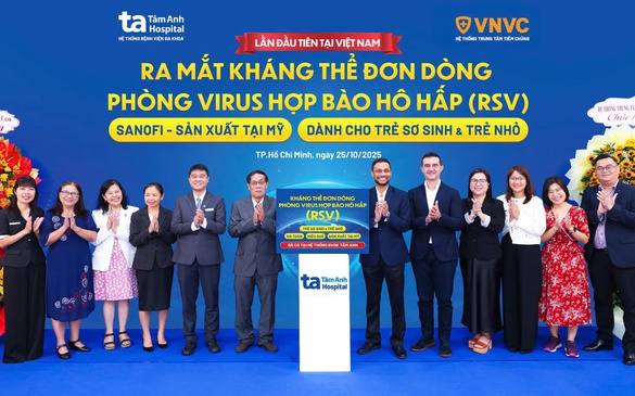VNVC Tâm Anh ra mắt kháng thể đơn dòng, bảo vệ trẻ khỏi bệnh hô hấp nặng