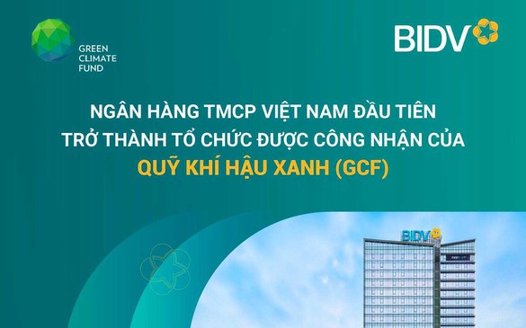 BIDV ghi dấu trên thị trường tài chính xanh