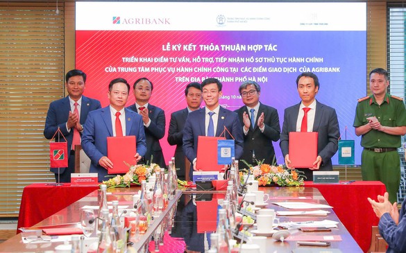 Agribank tiên phong mô hình “3 bên – 1 điểm chạm”, đưa dịch vụ công đến gần người dân