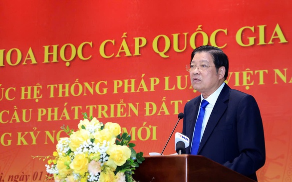 Xây dựng cấu trúc hệ thống pháp luật phải cân đối, hài hòa, hợp lý giữa các lĩnh vực