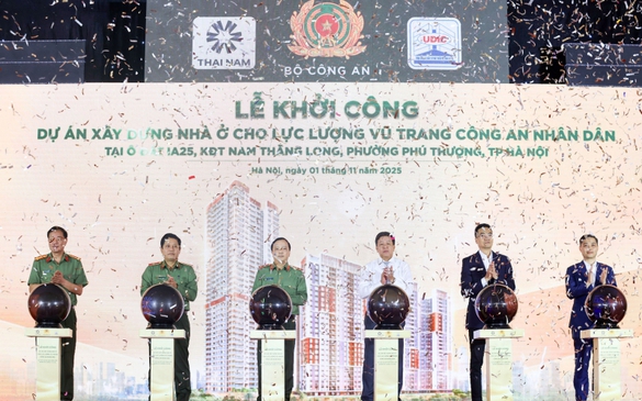 Khởi công dự án nhà ở cho lực lượng CAND tại Khu đô thị Nam Thăng Long, Hà Nội