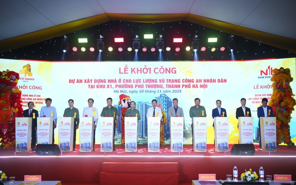 Thêm một dự án nhà ở cho lực lượng CAND được khởi công tại Hà Nội