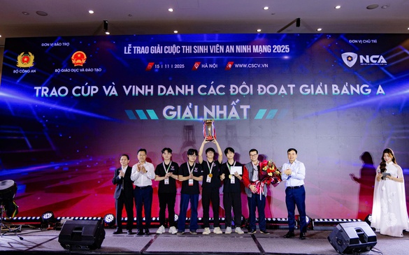 Học viện Công nghệ Bưu chính Viễn thông vô địch Cuộc thi Sinh viên an ninh mạng 2025