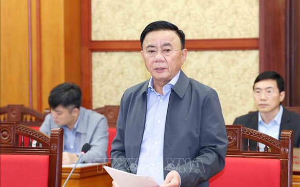 Phiên họp Thường trực Tiểu ban Tổ chức phục vụ Đại hội XIV của Đảng