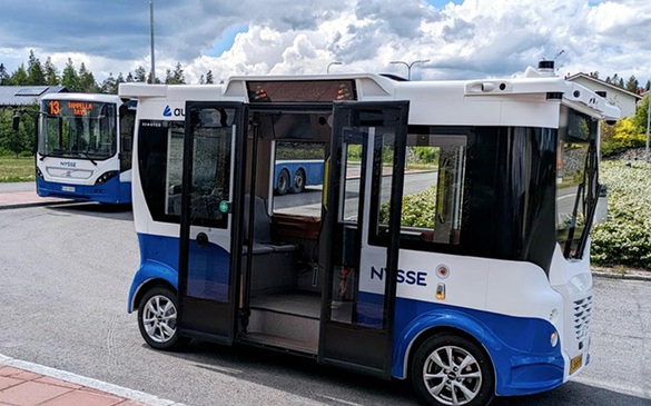 ĐÔ THỊ THÔNG MINH: Phần Lan đưa vào hoạt động xe buýt điện tự hành đầu tiên