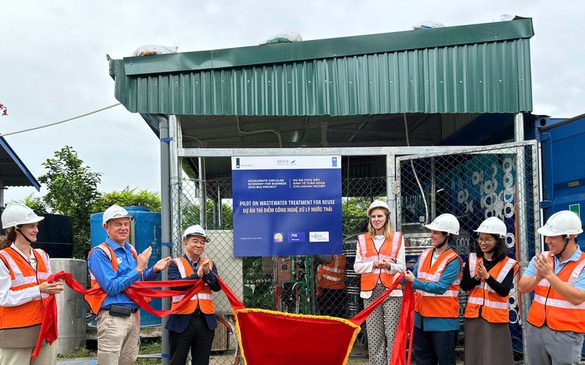 Thí điểm tái sử dụng nước thải tại các khu công nghiệp