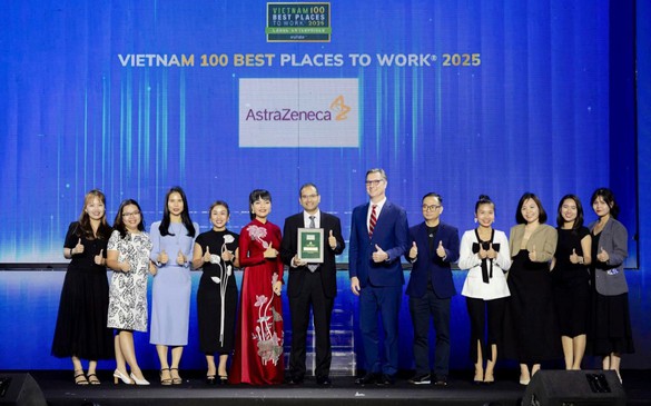 AstraZeneca Việt Nam lần thứ 7 được vinh doanh top 100 nơi làm việc tốt nhất Việt Nam