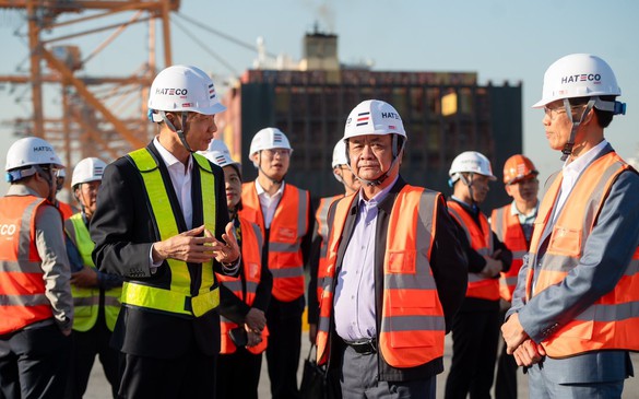 Phó Chủ tịch Quốc hội Lê Minh Hoan thăm mô hình cảng biển 'xanh, thông minh' tại Hải Phòng