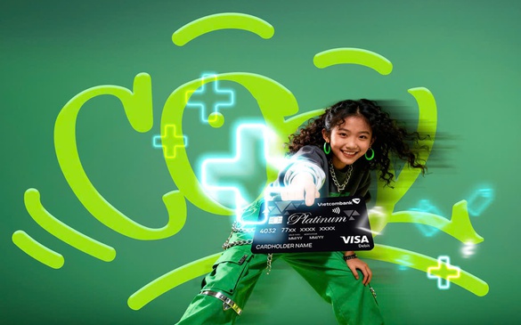 "Quẹt là cộng – sống cực chill": Nhận đến 3,5 triệu đồng khi mở thẻ Visa Vietcombank mùa cuối năm (chờ hỏi lại vì HThang đã đưa tin này rồi)