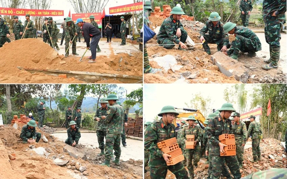 "Chiến dịch Quang Trung": Hoàn thành sửa chữa, xây mới gần 4.900 nhà sau 5 ngày phát động