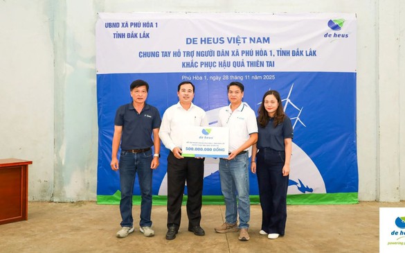 48.000 hộp sữa dừa và 1,1 tỷ đồng hướng về bà con vùng rốn lũ miền Trung