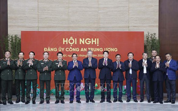 Tổng Bí thư Tô Lâm dự Hội nghị Đảng ủy Công an Trung ương năm 2025