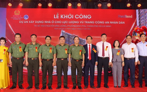 Khởi công dự án nhà ở cho lực lượng công an nhân dân tại TPHCM