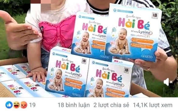 Bộ Y tế khuyến cáo không sử dụng 'Siro ăn ngon Hải Bé'