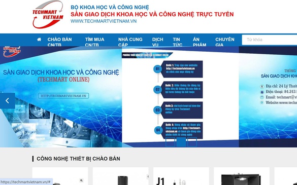Ra mắt Sàn giao dịch Khoa học và Công nghệ Việt Nam