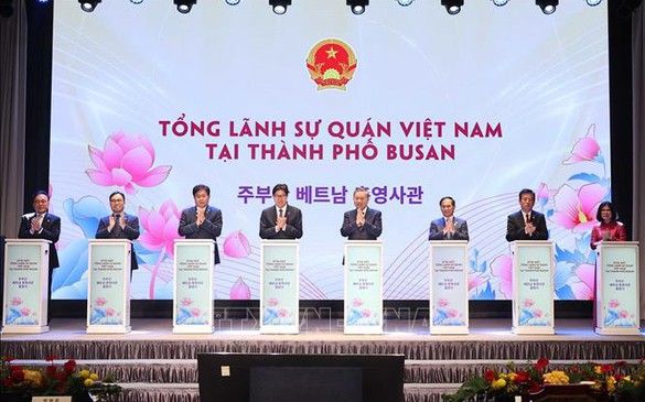 Tổng Bí thư Tô Lâm dự lễ ra mắt Tổng Lãnh sự quán Việt Nam tại Busan