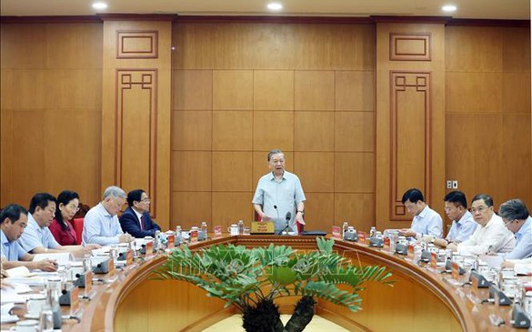 Tổng Bí thư Tô Lâm: Tháo gỡ vướng mắc phát sinh, đảm bảo tính thống nhất, đồng bộ của hệ thống pháp luật