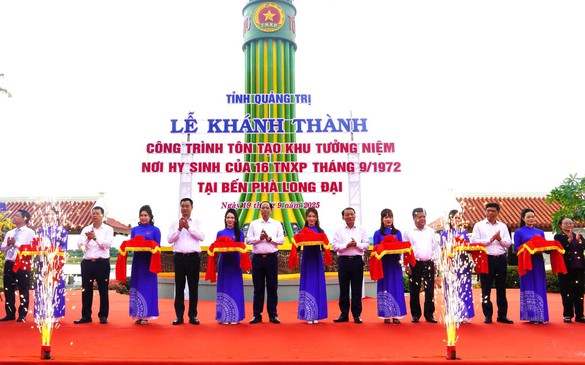 Quảng Trị khánh thành công trình tu bổ, tôn tạo và đón nhận bằng xếp hạng Di tích lịch sử quốc gia Bến phà II Long Đại
