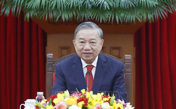 Tổng Bí thư Tô Lâm điện đàm với Tổng Bí thư, Chủ tịch nước Cộng hòa Nhân dân Trung Hoa Tập Cận Bình