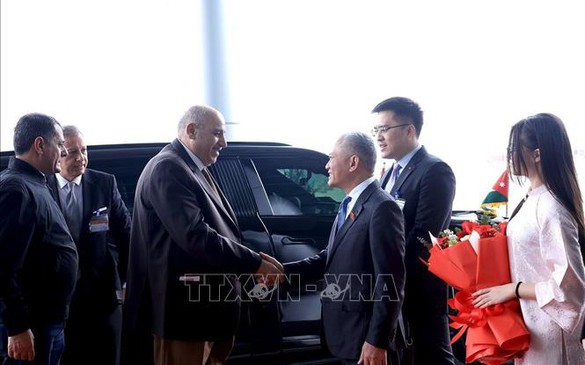 Chủ tịch Hạ viện Jordan đến Hà Nội, bắt đầu thăm chính thức Việt Nam