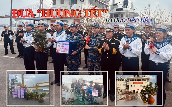 Đưa 'hương Tết' ra đảo tiền tiêu