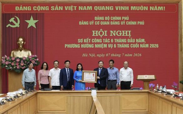 Phó Thủ tướng Thường trực Phạm Gia Túc dự công bố quyết định thành lập cơ quan Đảng ủy Chính phủ