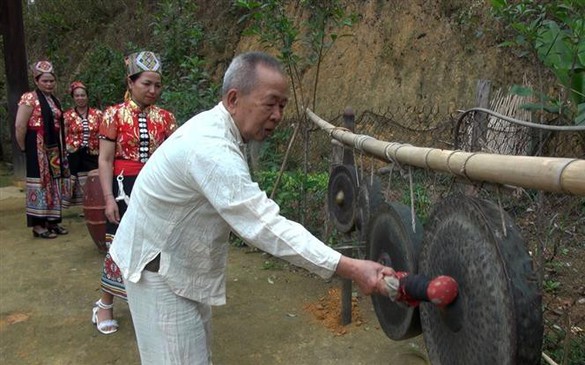 Thai people in Nghe An province preserve their gong culture for future