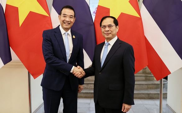 Deputy PM, FM Bui Thanh Son holds talks with Thai FM