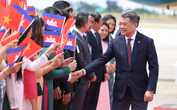 Prime Minister Le Minh Hung starts two-day official visit to Cambodia