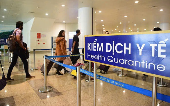 Health declaration notice for Viet Nam-bound travellers