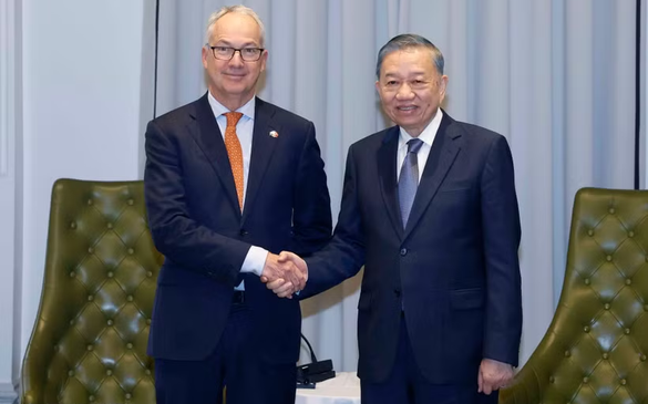To Lam hosts reception for Australia's Special Envoy for Southeast Asia