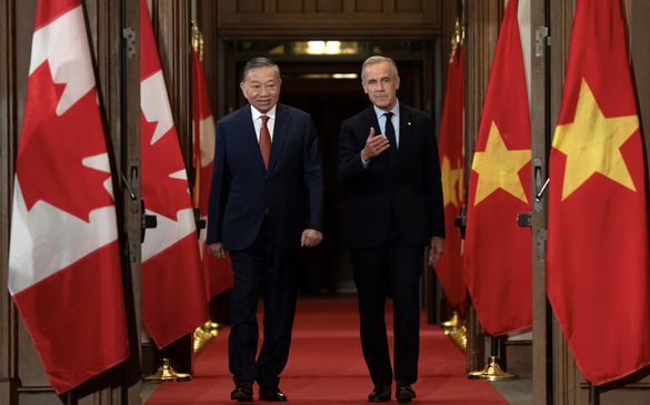 Canada rolls out red carpet for General Secretary and President To Lam