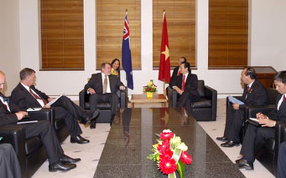 Thủ tướng Nguyễn Tấn Dũng gặp gỡ các nhà lãnh đạo Australia