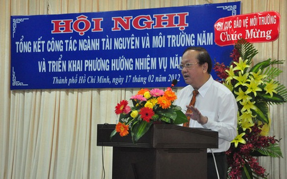 Sở TN&MT TP.HCM triển khai nhiệm vụ năm 2012: Tiếp tục quản lý hiệu quả tài nguyên và bảo vệ môi trường