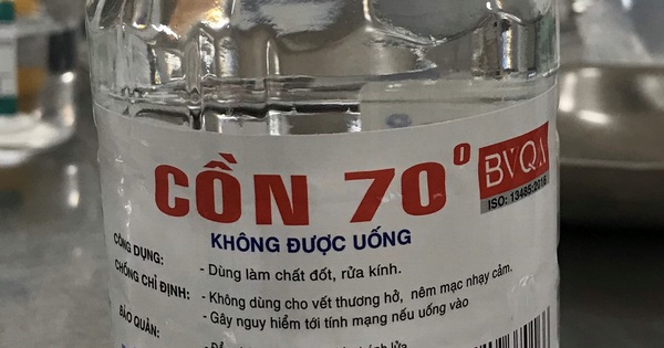 Cồn 70 độ có an toàn cho sức khỏe?
