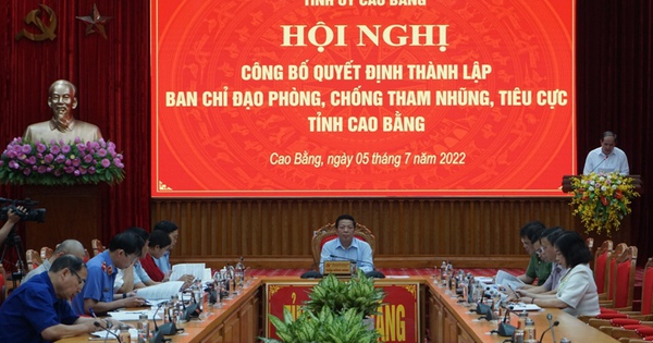 Cao Bằng, Nghệ An thành lập Ban Chỉ đạo phòng, chống tham nhũng tiêu cực