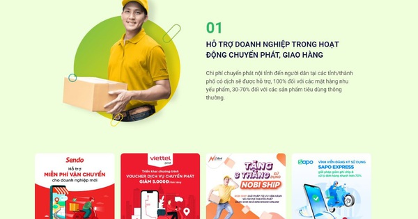 Ưu đãi đồng giá 10 triệu đơn chuyển cho doanh nghiệp thương mại điện tử
