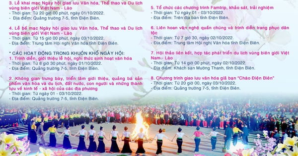 Ngày hội giao lưu văn hóa, thể thao và du lịch vùng biên giới Việt Nam - Lào tại Điện Biên